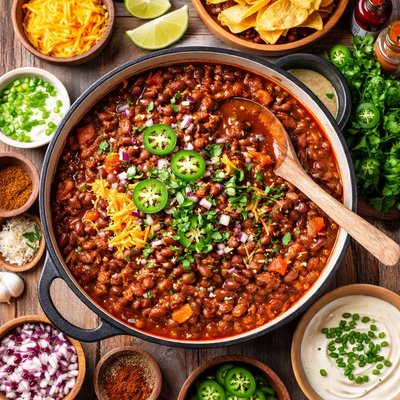 Image of Deer Camp Twice Cooked Chili at Home or Camp