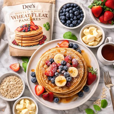 Image of Dees Mostly Whole Wheat Flour Pancakes