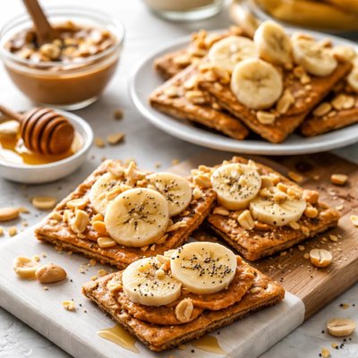 Image of Dehydrator Peanut Butter and Banana Graham Crackers