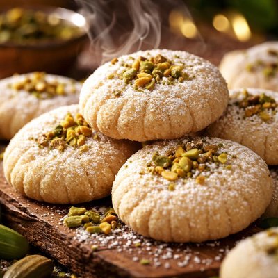 Image of Delicate Afghan Butter Cookies Kulche Birinjee Gluten Free