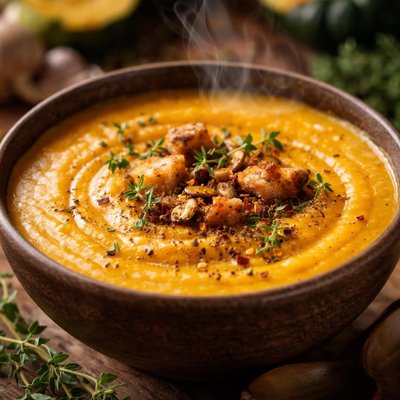 Image of Delicious Acorn Squash Soup