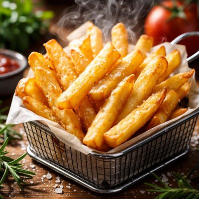 Image of Delicious and Healthier French Fries