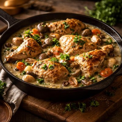 Image of Delicious and Quick Chicken Fricasee