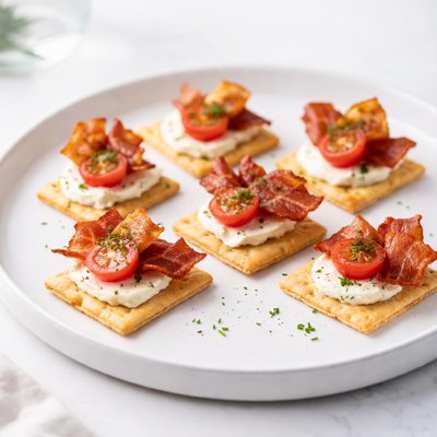 Image of Delicious Bacon and Cracker Appetizers