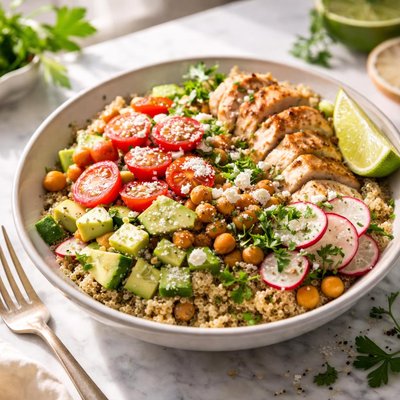Image of Delicious Big Bowl Quinoa Recipe