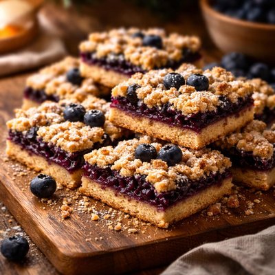 Image of Delicious Blueberry Squares