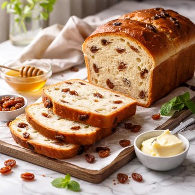 Image of Delicious Breadmaker Raisin Bread