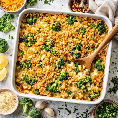 Image of Delicious Broccoli Cheese Crunchy Bake