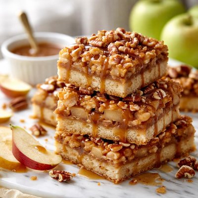 Image of Delicious Caramel Apple Bars