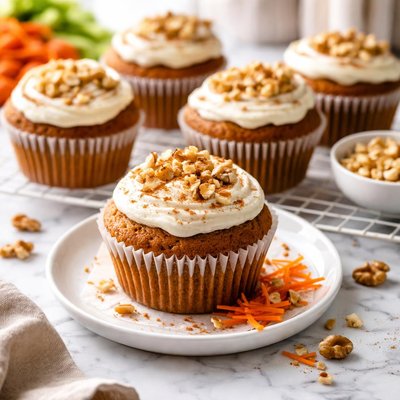 Image of Delicious Carrot Cake Muffins