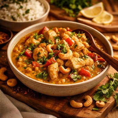 Image of Delicious Cashew Chicken Curry