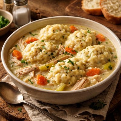 Image of Delicious Chicken and Dumplings