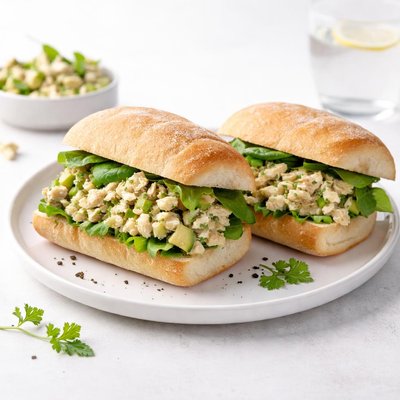Image of Delicious Chicken Avocado Salad Sandwiches