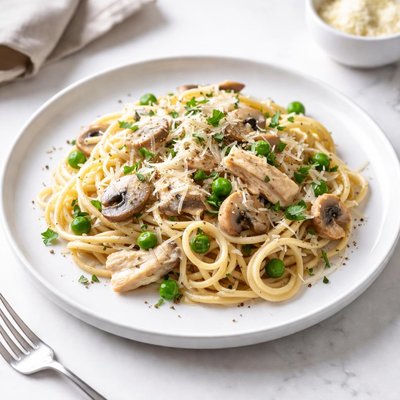 Image of Delicious Chicken or Turkey Tetrazzini