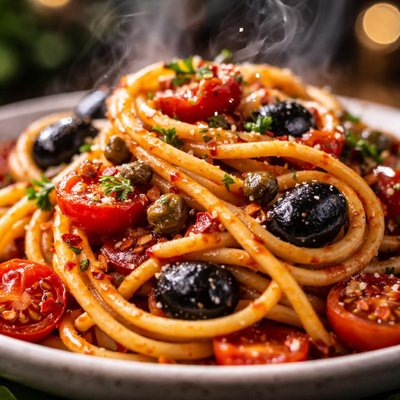 Image of Delicious Easy Pasta Puttanesca