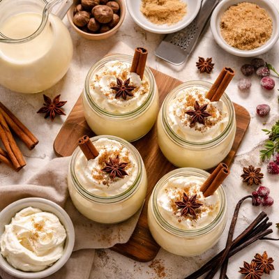 Image of Delicious Eggnog Pudding