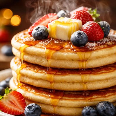 Image of Delicious Fluffy Pancakes