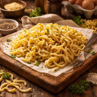 Image of Delicious Homemade Egg Noodles