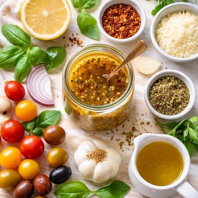 Image of Delicious Italian Salad Dressing