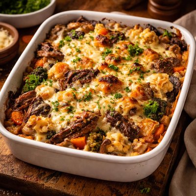 Image of Delicious Low Carb Leftover Pot Roast Casserole
