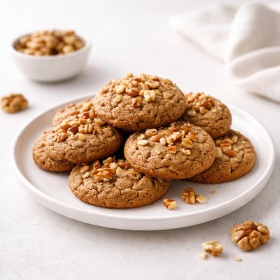 Image of Delicious No Flour Walnut Cookies