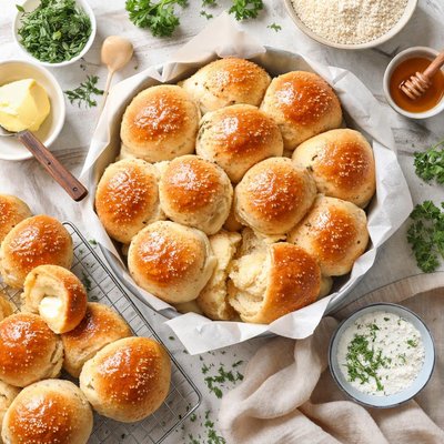 Image of Delicious No Knead Refrigerator Rolls