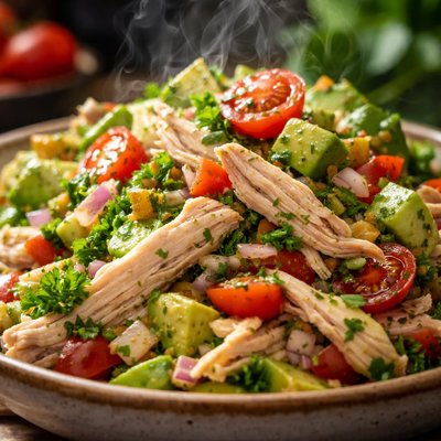 Image of Delicious No Mayo Chicken Salad