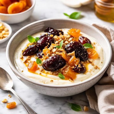 Image of Delicious Prune Apricot and Ginger Yogurt No Fat Sugar