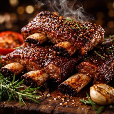 Image of Delicious Roasted Beef Ribs