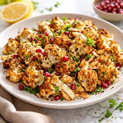 Image of Delicious Roasted Cauliflower Dish