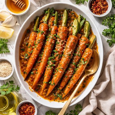 Image of Delicious Saucy Carrots