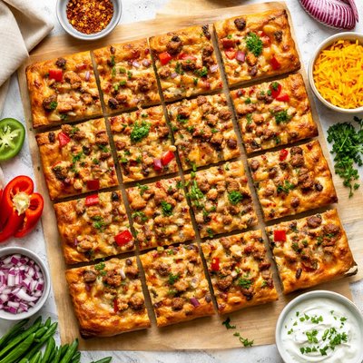 Image of Delicious Sausage Squares