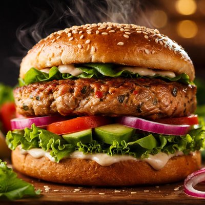Image of Whole30 Delicious Tuna Burger