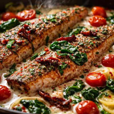 Image of Delicious Tuscan Style Trout in 25 Minutes