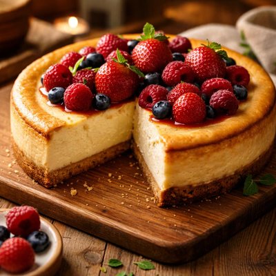 Image of Deliciously Sweet Cheesecake