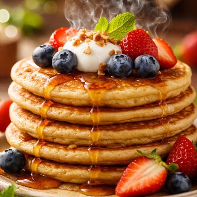 Image of Delightful Guilt Free Pancakes