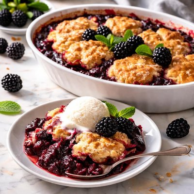 Image of Deluxe Blackberry Cobbler