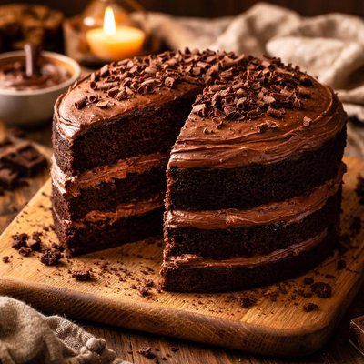 Image of Deluxe Old Fashioned Chocolate Cake Layers