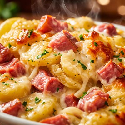 Image of Deluxe Potato Ham Bake