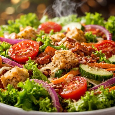 Image of Deluxe Tossed and Layered Salad