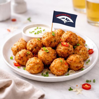 Image of Denver Broncos Hot and Spicy Cheeseballs
