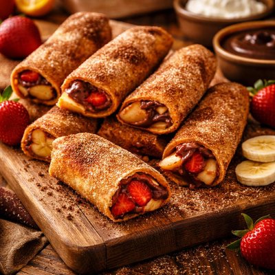 Image of Dessert Egg Rolls