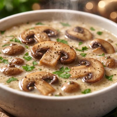 Image of Deutsche Pilzsuppe German Mushroom Soup