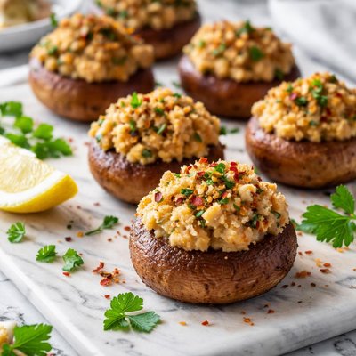 Image of Deviled Clam Mushrooms