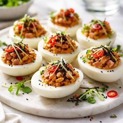 Image of Deviled Eggs Gone Eastern Rim