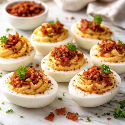 Image of Deviled Eggs with Bacon