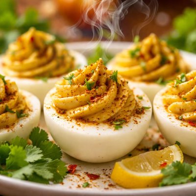 Image of Deviled Eggs with Curry
