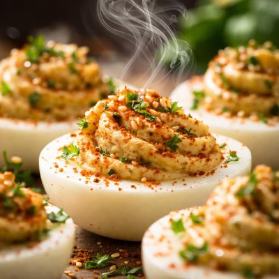 Image of Deviled Eggs with Tahini