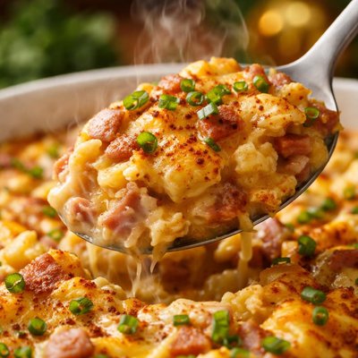 Image of Deviled Ham Egg Casserole