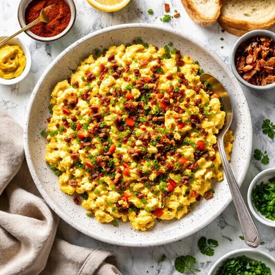 Image of Deviled Scrambled Eggs